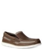 Gbx Element Leather Double Gore Slip-on Boat Shoes