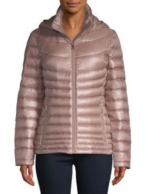 Calvin Klein Petite Short Packable Puffer Coat