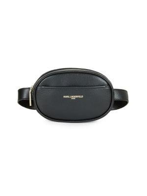 Karl Lagerfeld Paris Leather Belt Bag