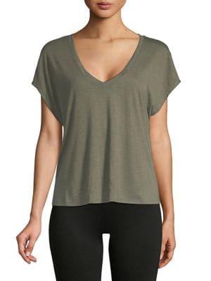 Askya Mesh V-neck Top