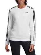 Adidas 3-stripes Cotton-blend Fleece Sweatshirt