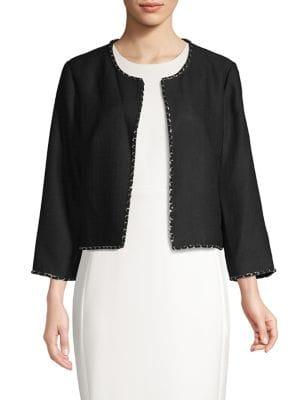 Karl Lagerfeld Paris Open-front Jacket