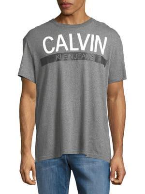 Calvin Klein Jeans Calvin Knockout Stripe Crewneck Tee