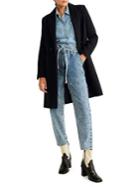 Mango Wool-blend Button Coat