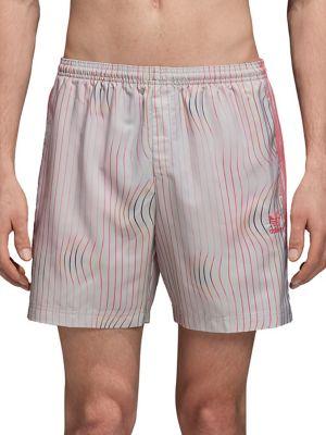 Adidas Warped Stripes Swim Shorts