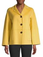 Max Mara Wool-blend Wide Sleeve Jacket