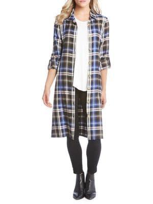 Karen Kane Plaid Shirtdress