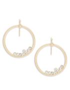 Design Lab Lord & Taylor Stone Accented Circle Drop Earrings