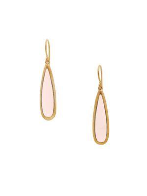 Sole Society Gilded Teardrop Earrings