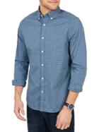 Nautica Plaid Classic-fit Poplin Button-down Shirt