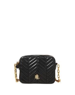 Lauren Ralph Lauren Quilted Leather Crossbody Bag