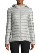 Design Lab Hooded Down Coat