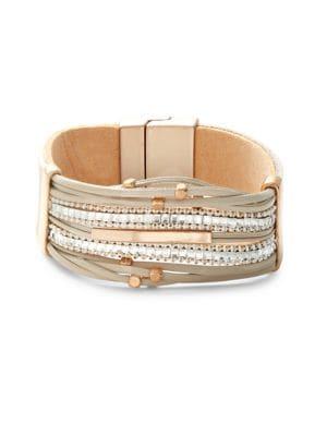 Design Lab Crystal Multi-strands Bracelet