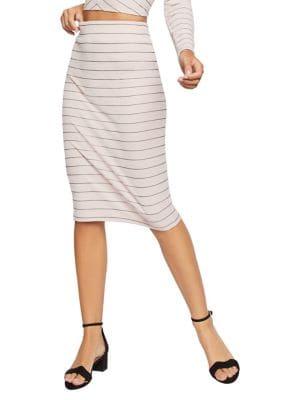 Bcbgeneration Pinstripe Pencil Skirt