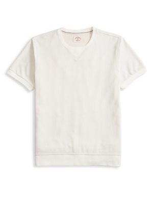 Brooks Brothers Red Fleece Short-sleeve French Terry Cotton Sweatshirt