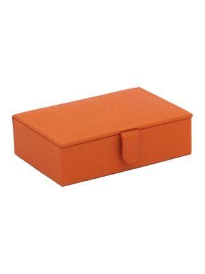 Wolf Heritage Faux Leather Jewelry Case