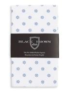 Black Brown Boulton Floral Pre-folded Pocket Square