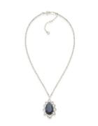 Carolee Prospect Park Blue Teardrop Pendant Necklace