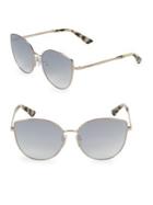 Mcq By Alexander Mcqueen Tortoise Cat Eye Sunglasses