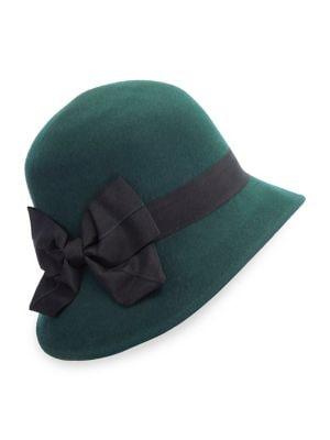 Giovannio Bow-trimmed Cloche Hat