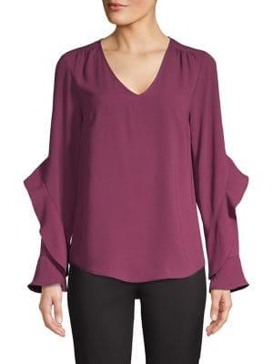 Context Ruffle-flare Sleeve Blouse