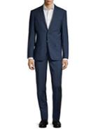 Calvin Klein Wool-blend Stretch Suit