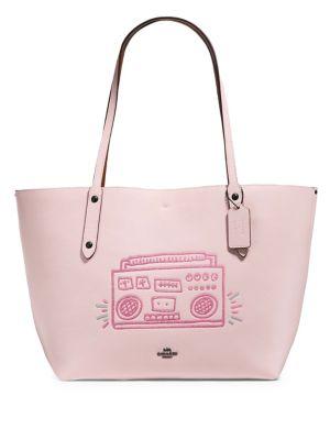 Coach Keith Haring Market Tote With Boombox