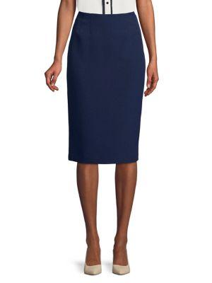 Nipon Boutique Stretch Crepe Pencil Skirt