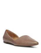 Franco Sarto Spiral Leather D'orsay Flats
