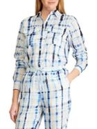 Lauren Ralph Lauren Tie-dye Cotton Voile Shirt