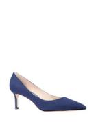 Nina Stacy Pointed Kitten Pumps
