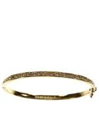 Givenchy 10kt. Goldplated Brass And Crystal Bangle Bracelet
