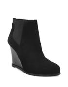 Tahari Cora Suede Wedge Ankle Boots