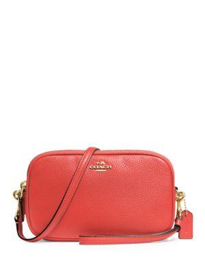 Coach Pebble Leather Convertible Clutch