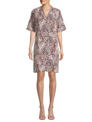 Lord & Taylor Printed Shift Dress