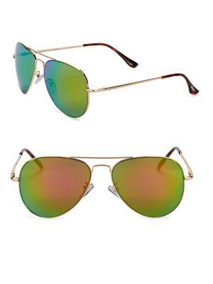 Steve Madden 40mm Aviator Sunglasses