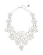 Kate Spade New York Crystal Rose Pave Statement Necklace