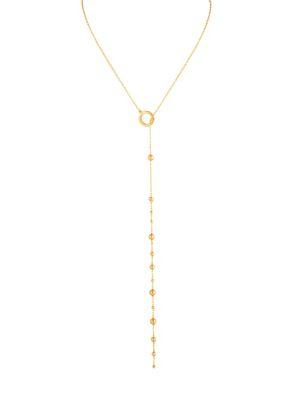 Michelle Campbell Ball Lariat Necklace