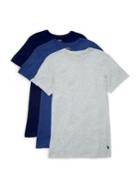 Polo Ralph Lauren Three-pack Slim-fit Crewneck T-shirts