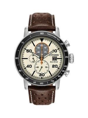 Citizen Brycen Eco-drive Stainless Steel Watch