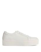 Kenneth Cole New York Abbey Leather Lace-up Platform Sneakers