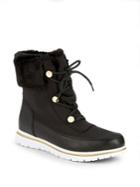 Carvela Randy Faux Fur Lace-up Boots