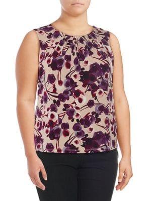 Calvin Klein Plus Plus Floral Printed Camisole