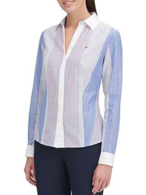 Tommy Hilfiger Striped Multicolor Cotton Shirt