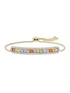 Sonatina 14k Yellow Gold & Sapphire Bolo Bracelet