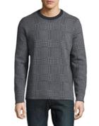 Lacoste Houndstooth Print Sweater