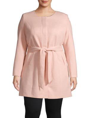 Vero Moda Curve Plus Belted Long Sleeve Jacket
