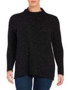 Calvin Klein Plus Flecked Turtleneck Sweater