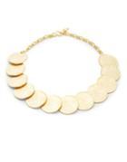 Kenneth Jay Lane Disc Chain Necklace