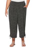 Rafaella Plus Long Dash Capris